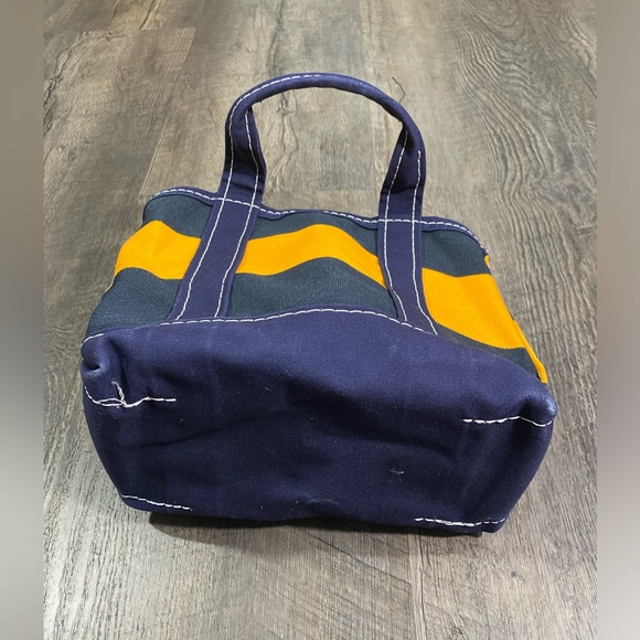 LL BEAN Rare Vintage 80s Micro Mini Boat and Tote Canvas Bag - Picture 3 of 9